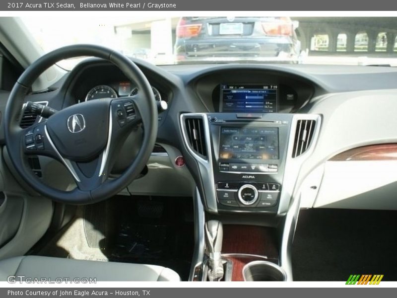Bellanova White Pearl / Graystone 2017 Acura TLX Sedan