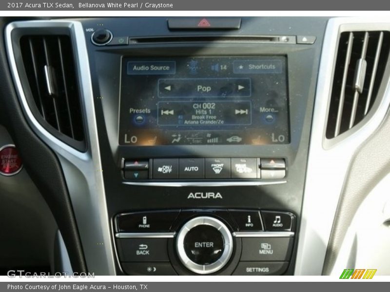 Bellanova White Pearl / Graystone 2017 Acura TLX Sedan