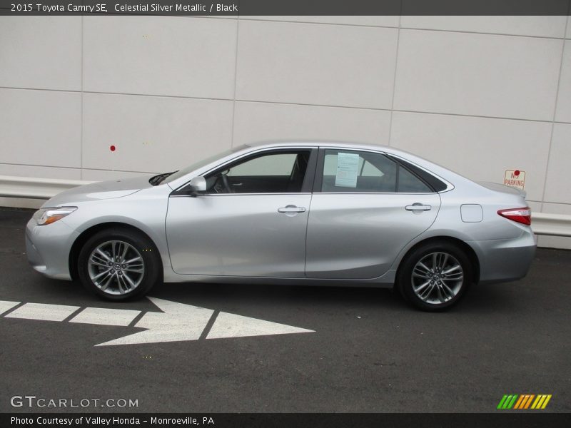 Celestial Silver Metallic / Black 2015 Toyota Camry SE