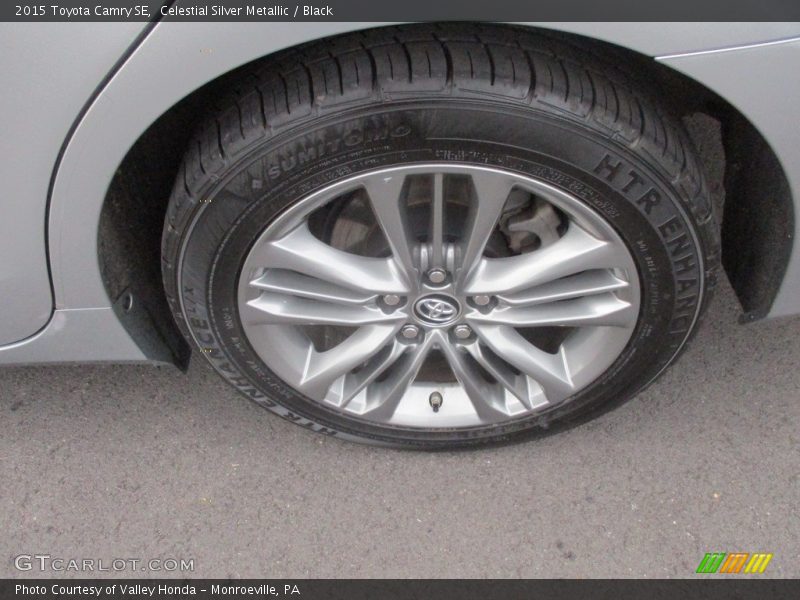 Celestial Silver Metallic / Black 2015 Toyota Camry SE