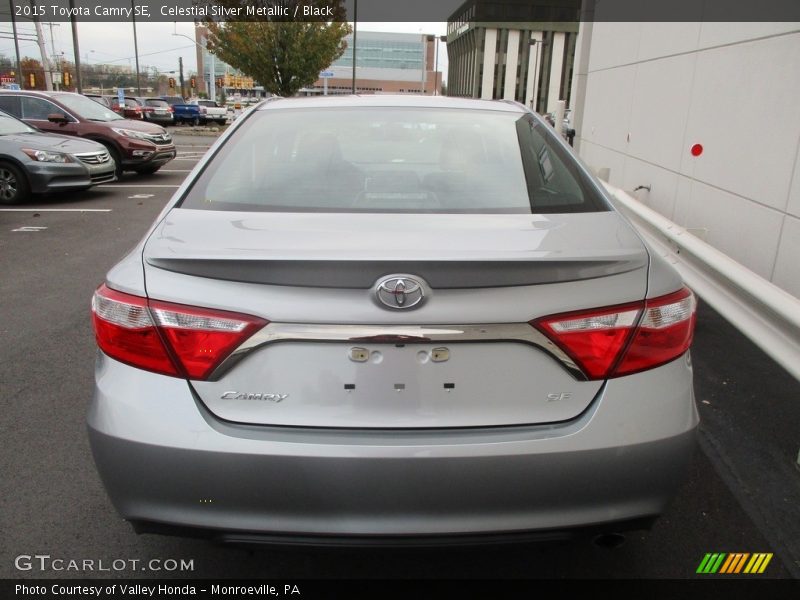 Celestial Silver Metallic / Black 2015 Toyota Camry SE