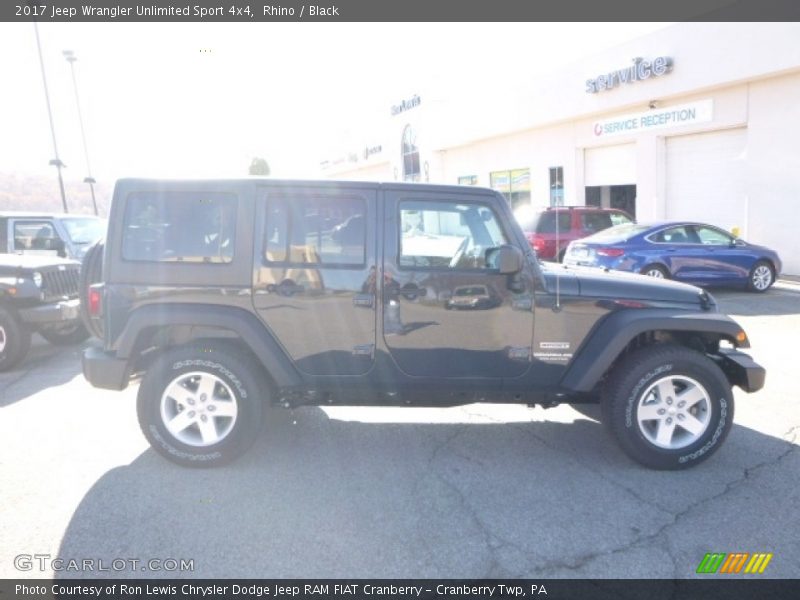 Rhino / Black 2017 Jeep Wrangler Unlimited Sport 4x4