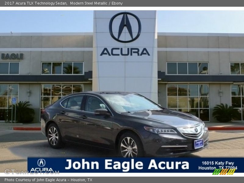 Modern Steel Metallic / Ebony 2017 Acura TLX Technology Sedan