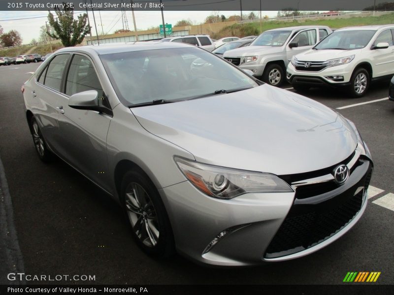 Celestial Silver Metallic / Black 2015 Toyota Camry SE
