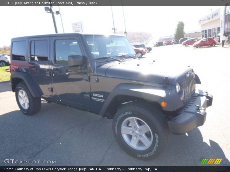 Rhino / Black 2017 Jeep Wrangler Unlimited Sport 4x4