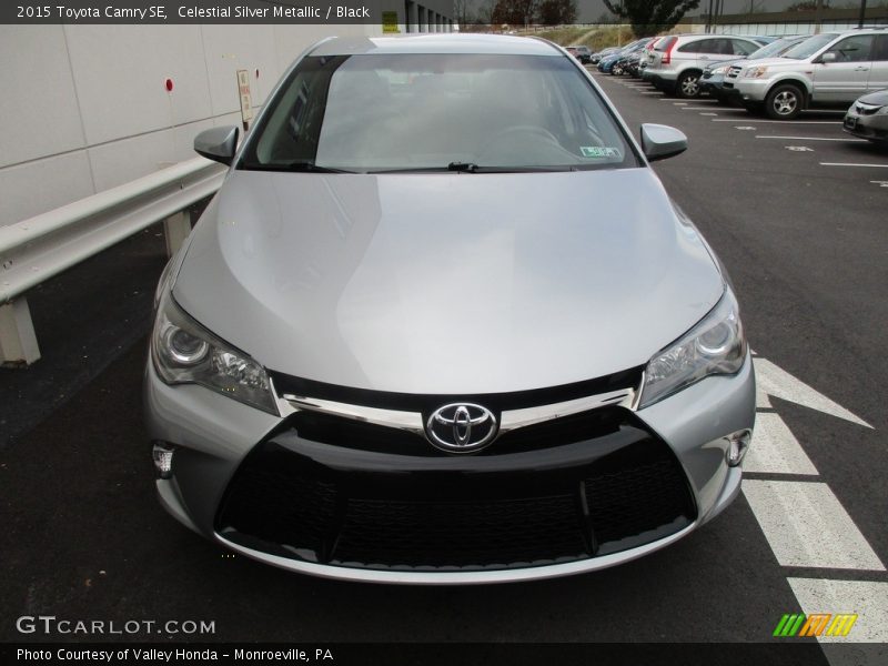 Celestial Silver Metallic / Black 2015 Toyota Camry SE