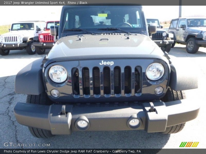 Rhino / Black 2017 Jeep Wrangler Unlimited Sport 4x4
