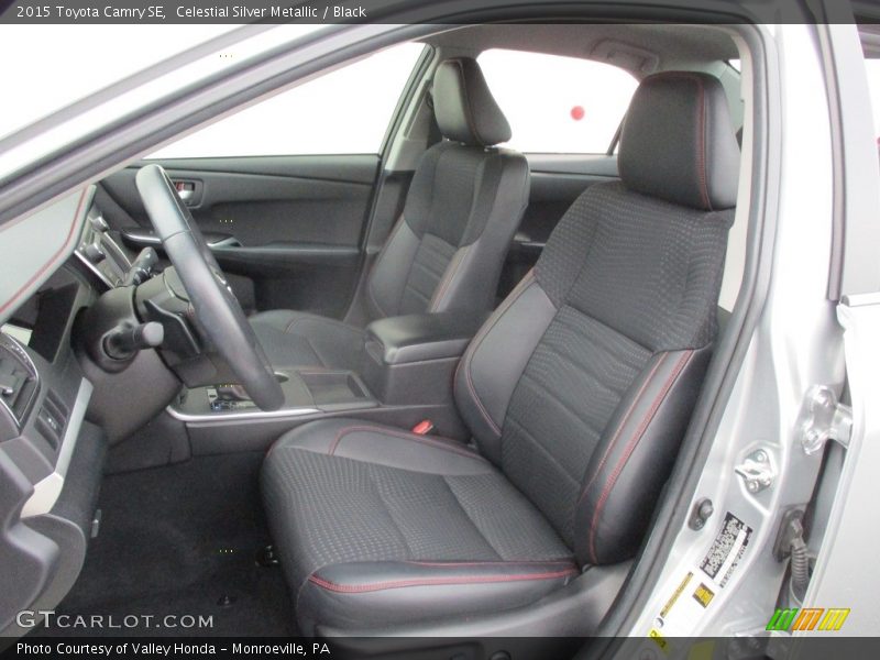 Celestial Silver Metallic / Black 2015 Toyota Camry SE