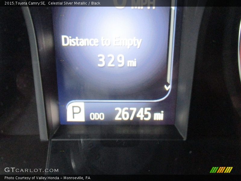 Celestial Silver Metallic / Black 2015 Toyota Camry SE