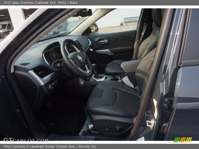 Rhino / Black 2017 Jeep Cherokee Trailhawk 4x4