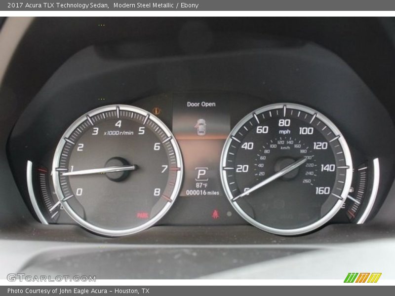 Modern Steel Metallic / Ebony 2017 Acura TLX Technology Sedan