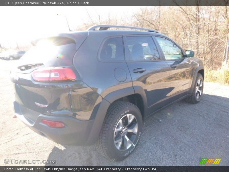 Rhino / Black 2017 Jeep Cherokee Trailhawk 4x4