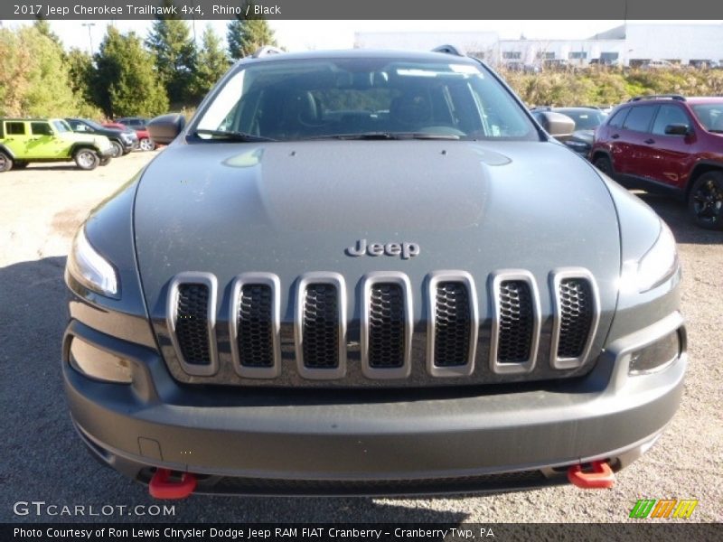 Rhino / Black 2017 Jeep Cherokee Trailhawk 4x4