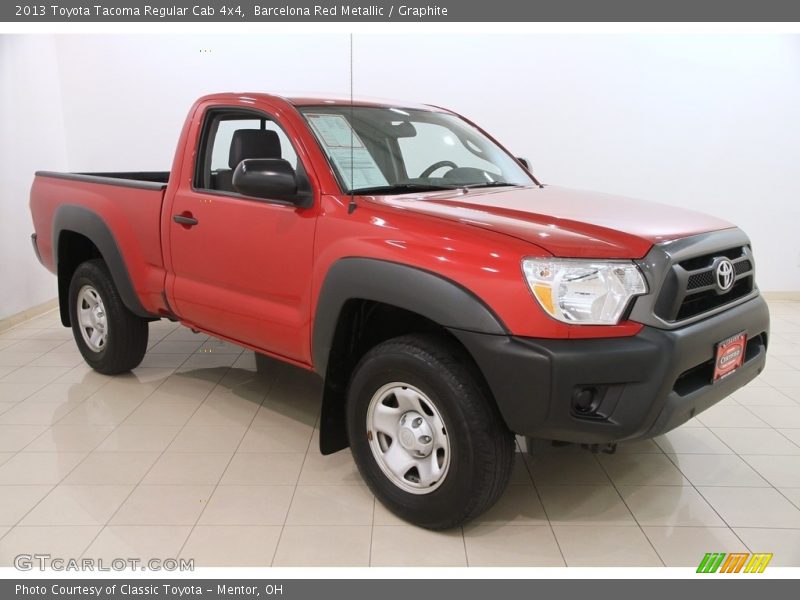 Barcelona Red Metallic / Graphite 2013 Toyota Tacoma Regular Cab 4x4