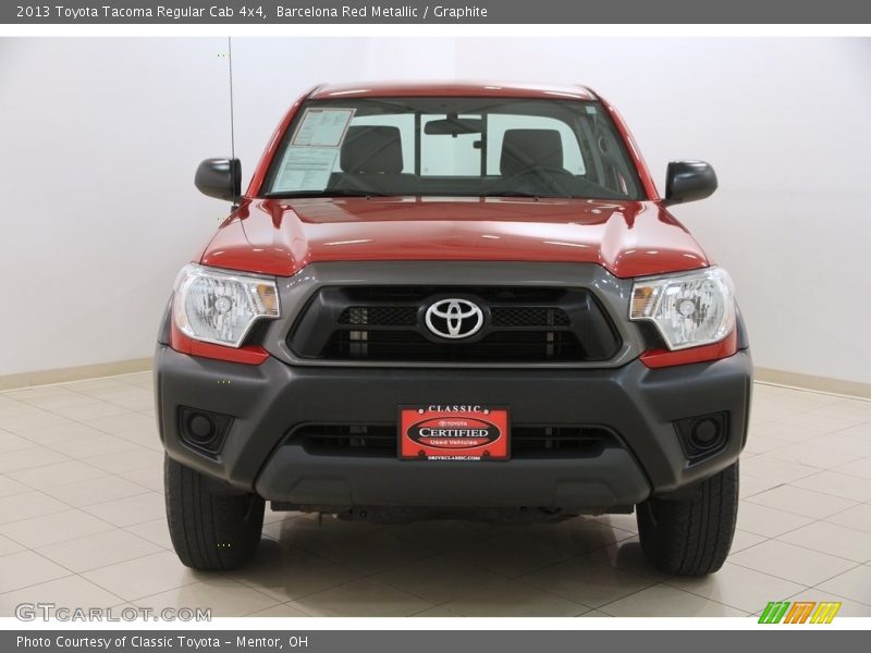 Barcelona Red Metallic / Graphite 2013 Toyota Tacoma Regular Cab 4x4
