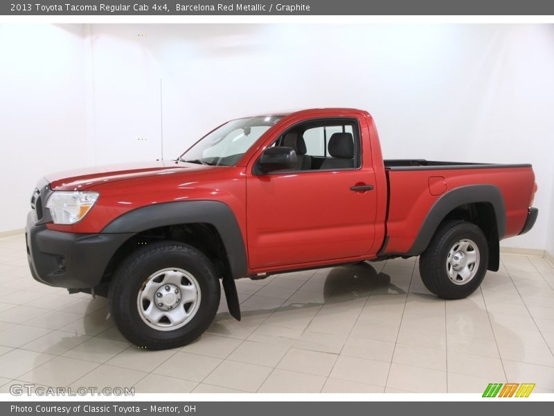 Barcelona Red Metallic / Graphite 2013 Toyota Tacoma Regular Cab 4x4