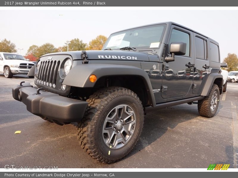 Rhino / Black 2017 Jeep Wrangler Unlimited Rubicon 4x4