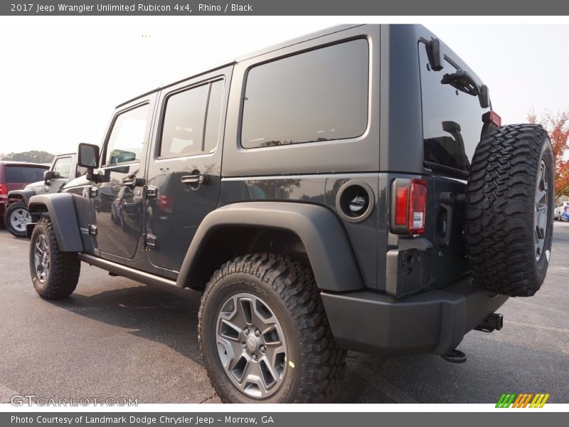 Rhino / Black 2017 Jeep Wrangler Unlimited Rubicon 4x4