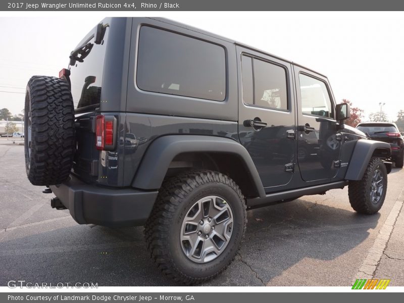 Rhino / Black 2017 Jeep Wrangler Unlimited Rubicon 4x4