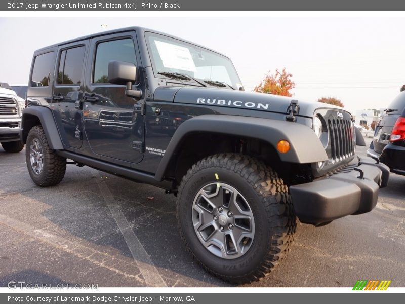Rhino / Black 2017 Jeep Wrangler Unlimited Rubicon 4x4