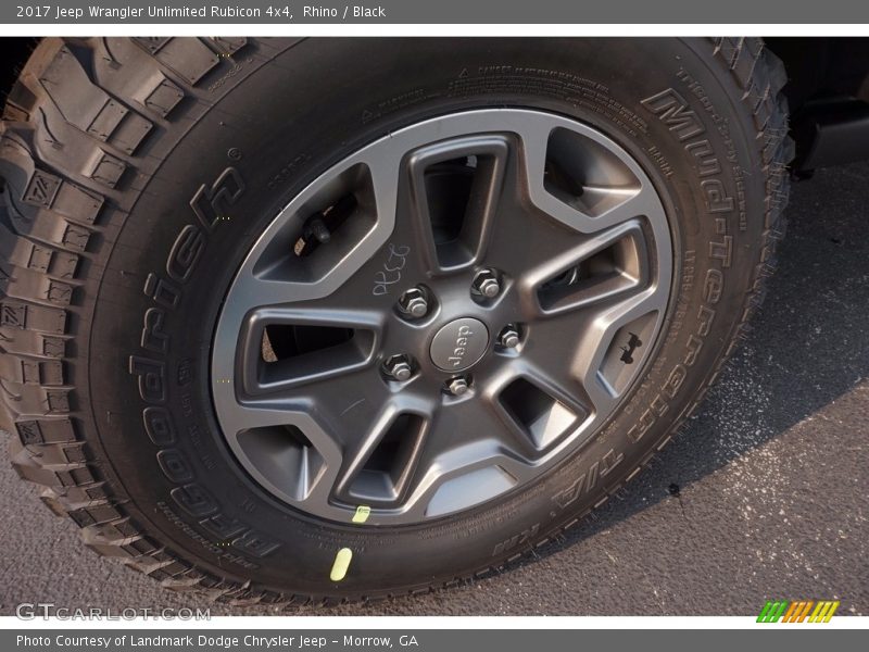 Rhino / Black 2017 Jeep Wrangler Unlimited Rubicon 4x4