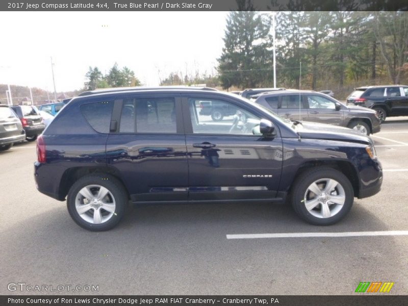 True Blue Pearl / Dark Slate Gray 2017 Jeep Compass Latitude 4x4