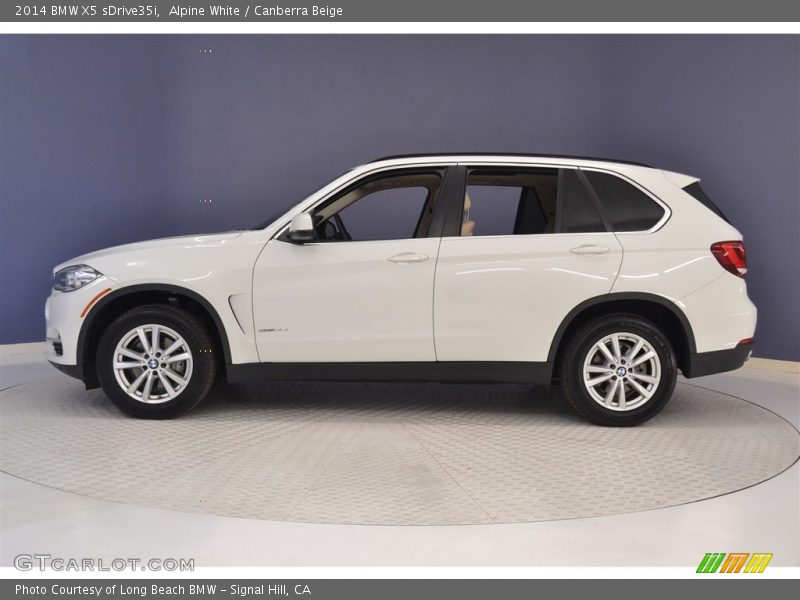 Alpine White / Canberra Beige 2014 BMW X5 sDrive35i