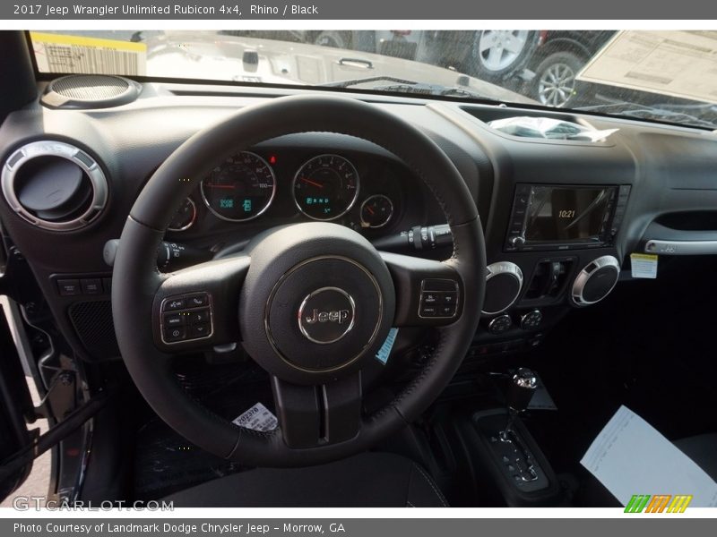Rhino / Black 2017 Jeep Wrangler Unlimited Rubicon 4x4