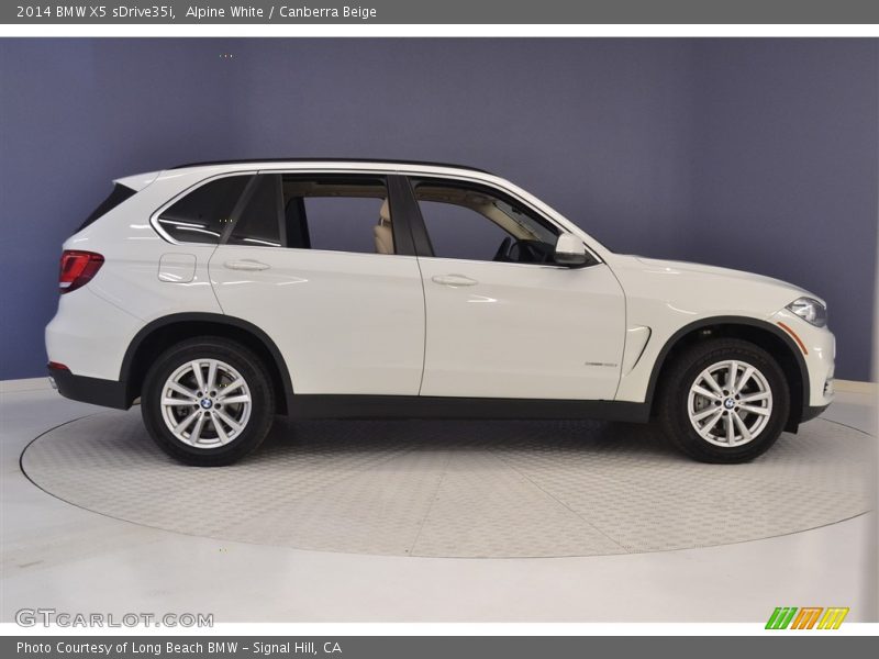 Alpine White / Canberra Beige 2014 BMW X5 sDrive35i