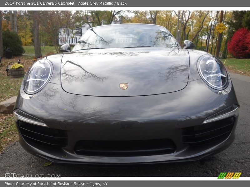 Agate Grey Metallic / Black 2014 Porsche 911 Carrera S Cabriolet