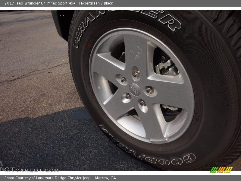 Hypergreen / Black 2017 Jeep Wrangler Unlimited Sport 4x4