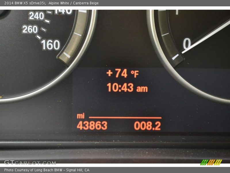 Alpine White / Canberra Beige 2014 BMW X5 sDrive35i