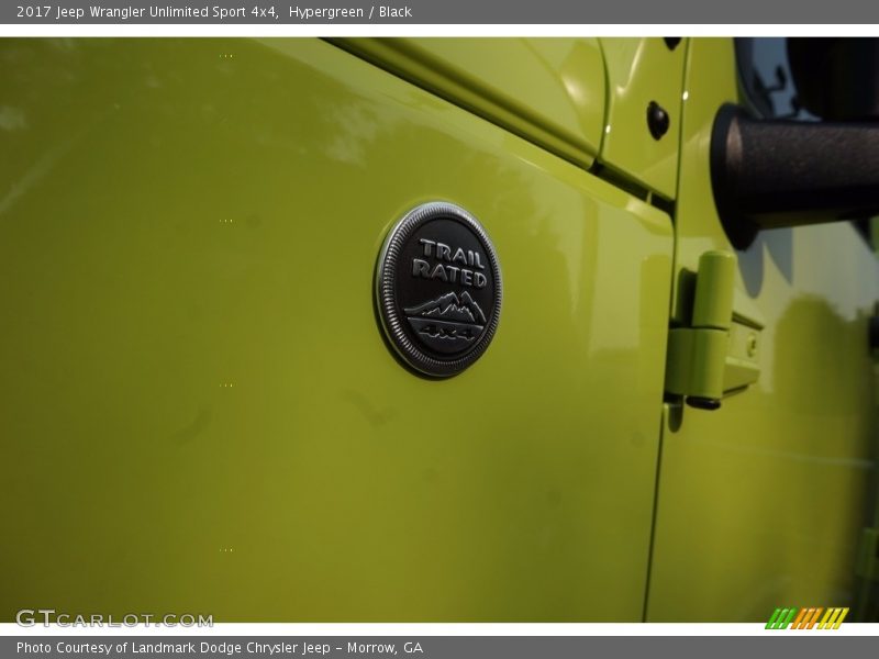 Hypergreen / Black 2017 Jeep Wrangler Unlimited Sport 4x4