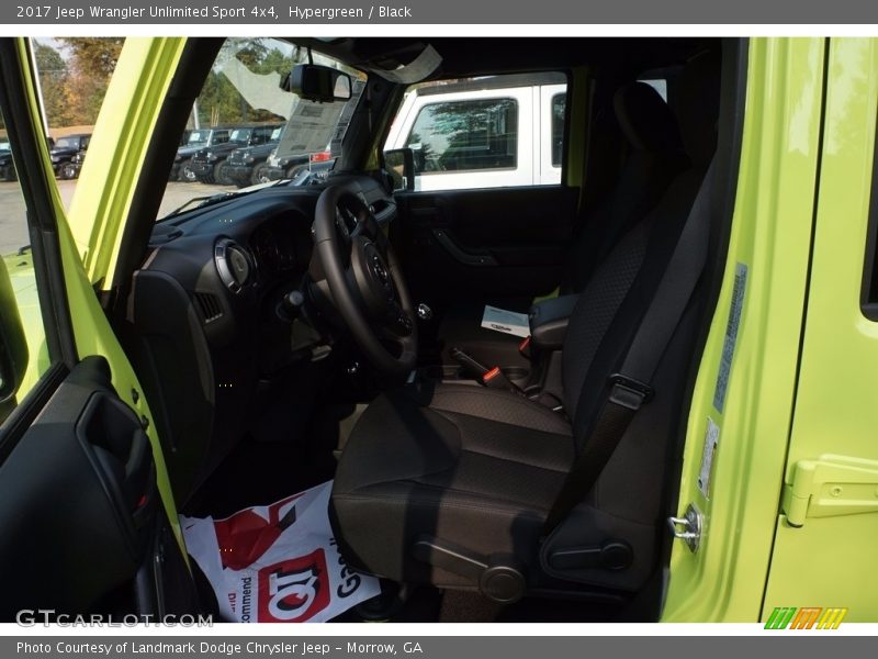 Hypergreen / Black 2017 Jeep Wrangler Unlimited Sport 4x4