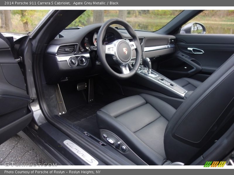 Agate Grey Metallic / Black 2014 Porsche 911 Carrera S Cabriolet