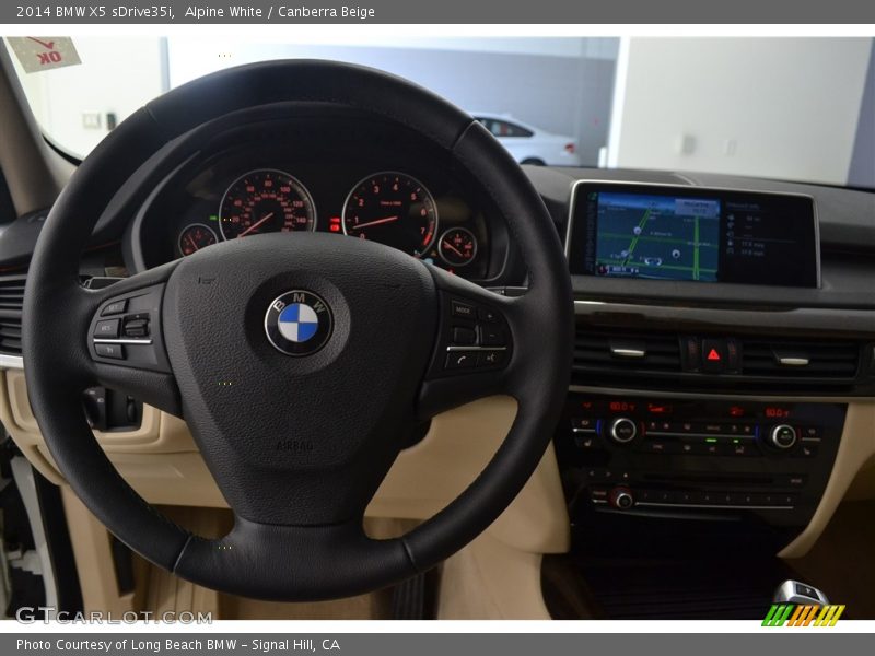Alpine White / Canberra Beige 2014 BMW X5 sDrive35i