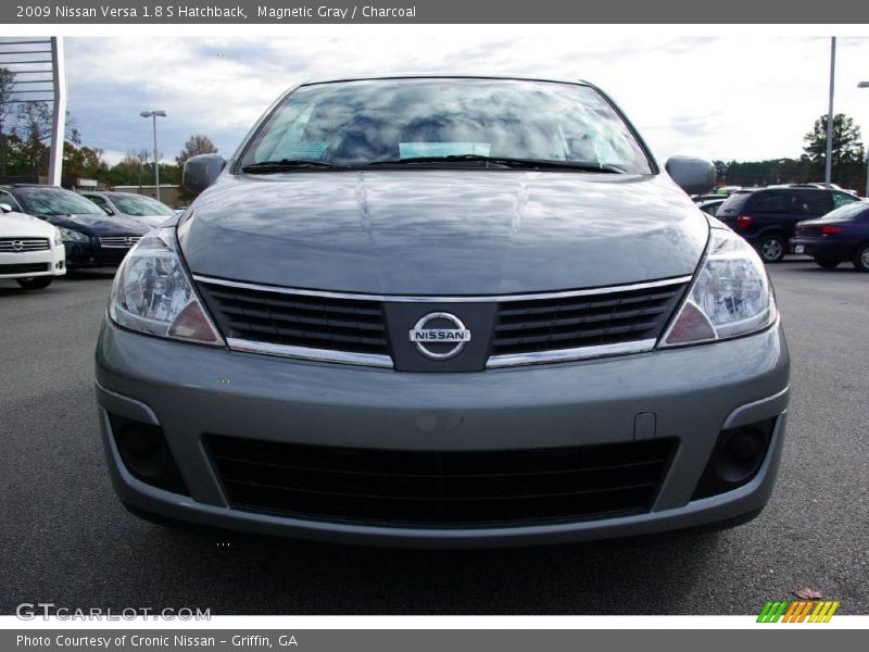 Magnetic Gray / Charcoal 2009 Nissan Versa 1.8 S Hatchback