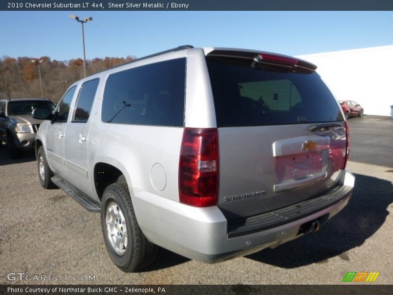 Sheer Silver Metallic / Ebony 2010 Chevrolet Suburban LT 4x4