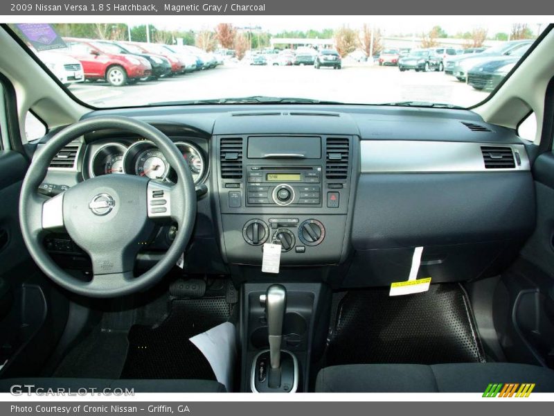Magnetic Gray / Charcoal 2009 Nissan Versa 1.8 S Hatchback