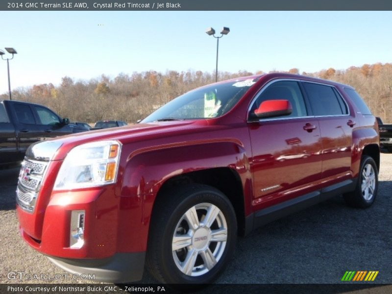 Crystal Red Tintcoat / Jet Black 2014 GMC Terrain SLE AWD