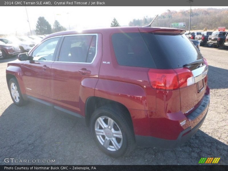 Crystal Red Tintcoat / Jet Black 2014 GMC Terrain SLE AWD