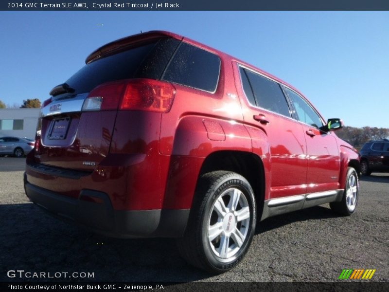 Crystal Red Tintcoat / Jet Black 2014 GMC Terrain SLE AWD