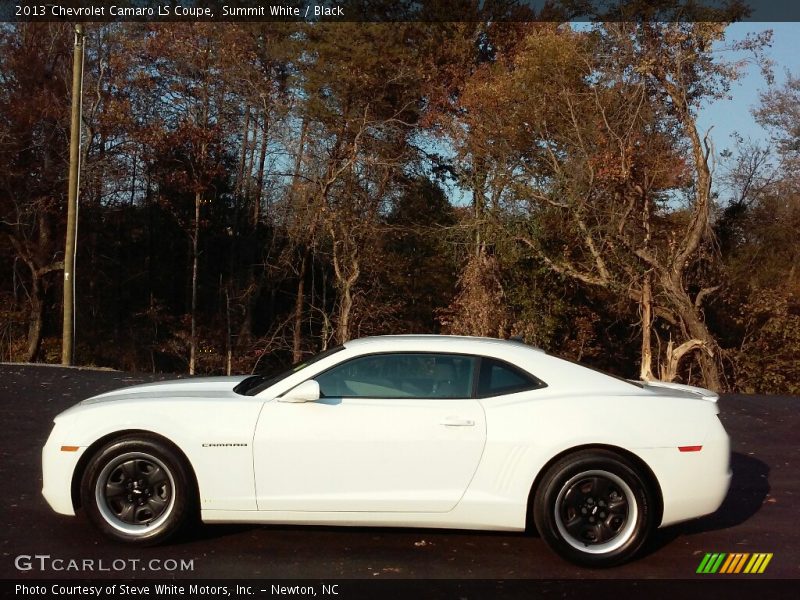 Summit White / Black 2013 Chevrolet Camaro LS Coupe