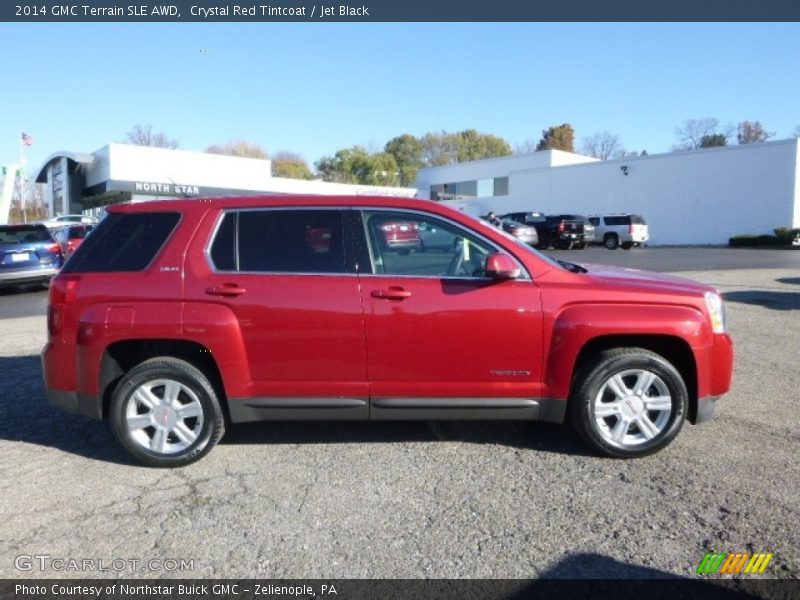 Crystal Red Tintcoat / Jet Black 2014 GMC Terrain SLE AWD