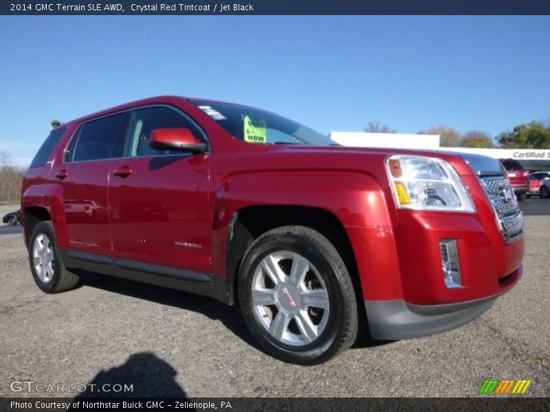 Crystal Red Tintcoat / Jet Black 2014 GMC Terrain SLE AWD