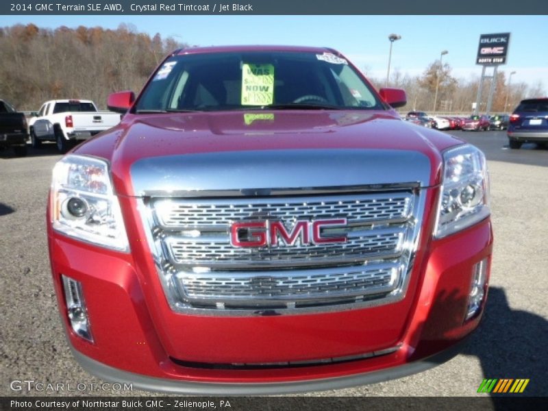 Crystal Red Tintcoat / Jet Black 2014 GMC Terrain SLE AWD