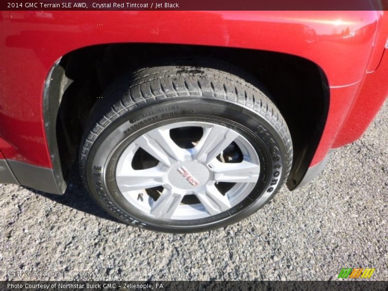 Crystal Red Tintcoat / Jet Black 2014 GMC Terrain SLE AWD