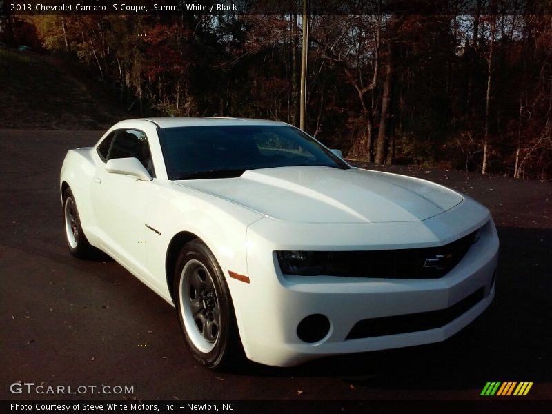 Summit White / Black 2013 Chevrolet Camaro LS Coupe
