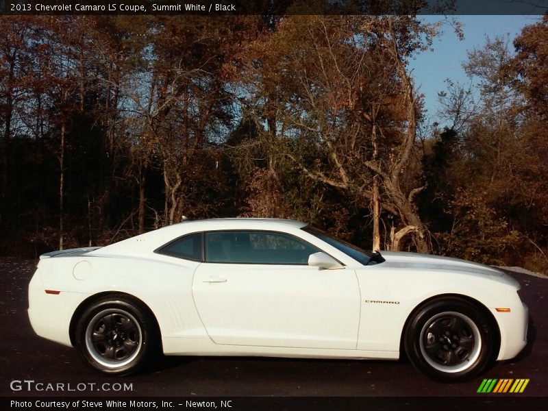 Summit White / Black 2013 Chevrolet Camaro LS Coupe