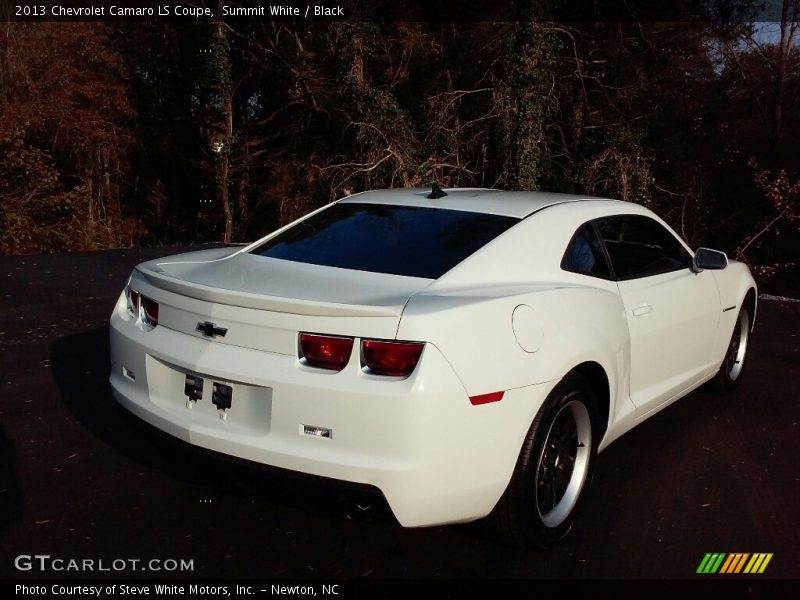 Summit White / Black 2013 Chevrolet Camaro LS Coupe